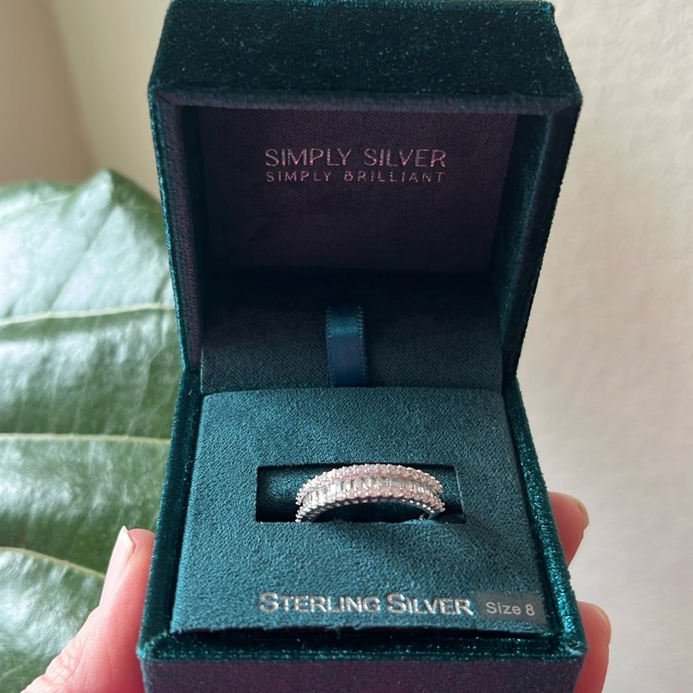 Sterling silver size 8 ring